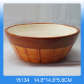 Handgemaltes Keramik-Obstschale mit Eiscreme-Design